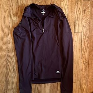 Adidas Purple Golf Quarterzip